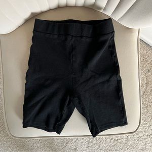 Vici Collection Ribbed Biker Short